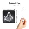 Strong Magnetic Fridge Black and Halloween Ghost Magnet Fridge Sticker Decorative Refrigerator Magnets Square Small Funny Whiteboard Magnets for Home Kitchen Office Cabinet view 4