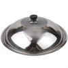40 CM Stainless Steel Pots Lid Cover Fits Frying Pans/Pots/Woks, Stainless Steel And Tempered Glass Lid With Vent Hole And Handle view 1