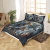 DESTACOZIE Customized Wolf Duvet Cover, Queen Wolf Comforter Set Gray, King Size Wolf Bed Set, Wolf Bedspread, Twin Size Wolves Bedding Set for Boys, Wolf Comforter Set Queen view 3