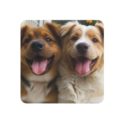 Strong Magnetic Fridge Funny Dogs Magnet Fridge Sticker Decorative Refrigerator Magnets Square Small Funny Whiteboard Magnets for Home Kitchen Office Cabinet