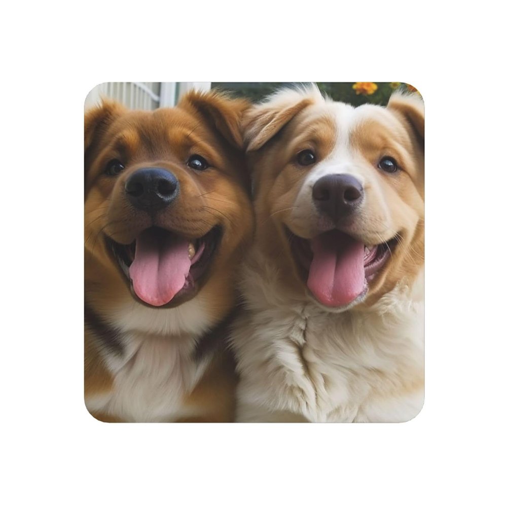 Strong Magnetic Fridge Funny Dogs Magnet Fridge Sticker Decorative Refrigerator Magnets Square Small Funny Whiteboard Magnets for Home Kitchen Office Cabinet