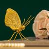 Cabilock Metal Butterfly Figurine Elegant Desktop Ornament for Decor Sculpture for Sophisticated Ambiance for Living Spaces and Car Interiors view 4