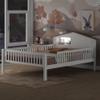 VilroCaz Modern Full Size Platform Bed with House-Shaped Headboard and Built-in Storage& Light, Wood Platform Bed Frame with Safety Guardrail for Kids Teens Girls & Boys Bedroom (White-8.12, Full) view 4