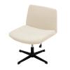 Cross Office Chair Cover,Armless Chair Cover Chair Cover Velvet Armless Office Desk Chair Slipcover Modern Mid Back Accent Chair Cover Washable Removable Chair Protector for Accent Chair Without Arms( view 1