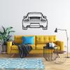 911 Model 997 Back Silhouette Metal Wall Art | Metal Wall Decor | Automotive Wall Decor | Living Room Wall Decor | Christmas Gifts | Gifts For Car Lovers | Gifts (60 CM 24 Inches) view 2