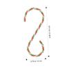 HOLIDYOYO 10pcs Christmas Hanging Hooks for Stockings and Ornaments Easy Installation for Tree and Holiday Decor view 3