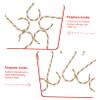 HOLIDYOYO 10pcs Christmas Hanging Hooks for Stockings and Ornaments Easy Installation for Tree and Holiday Decor view 4