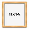 11x14 Bronze Cross-Brushed Shadow Box Frame | 1.625 Inches Deep Solid Wood | UV Resistant Acrylic Plexiglass Front, Acid Free Backing and Hanging Hardware Included view 1