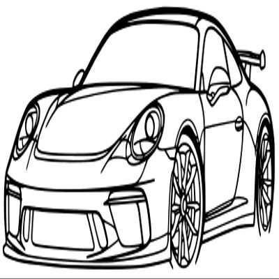 911 GT*3 model 991 Front Angle Silhouette Metal Wall Art | Metal Wall Decor | Automotive Wall Decor | Living Room Wall Decor | Christmas Gifts | Gifts For Car Lovers | Gifts (110 CM 44 Inches)