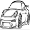 911 GT*3 model 991 Front Angle Silhouette Metal Wall Art | Metal Wall Decor | Automotive Wall Decor | Living Room Wall Decor | Christmas Gifts | Gifts For Car Lovers | Gifts (110 CM 44 Inches) view 1