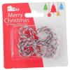 HOLIDYOYO Hanging Christmas Decor Hooks 10 Pack Metal Stocking Hooks Ornament Holders for Mantel Fireplace Doors Decor view 1
