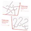 HOLIDYOYO Hanging Christmas Decor Hooks 10 Pack Metal Stocking Hooks Ornament Holders for Mantel Fireplace Doors Decor view 4