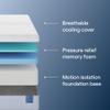 Nectar Classic 12 Cal King Mattress - Medium Firm - Contouring Memory Foam - Cooling Top Layer - Back Pain Relief - Mattress in a Box - 365-Night Trial & Forever Warranty view 2