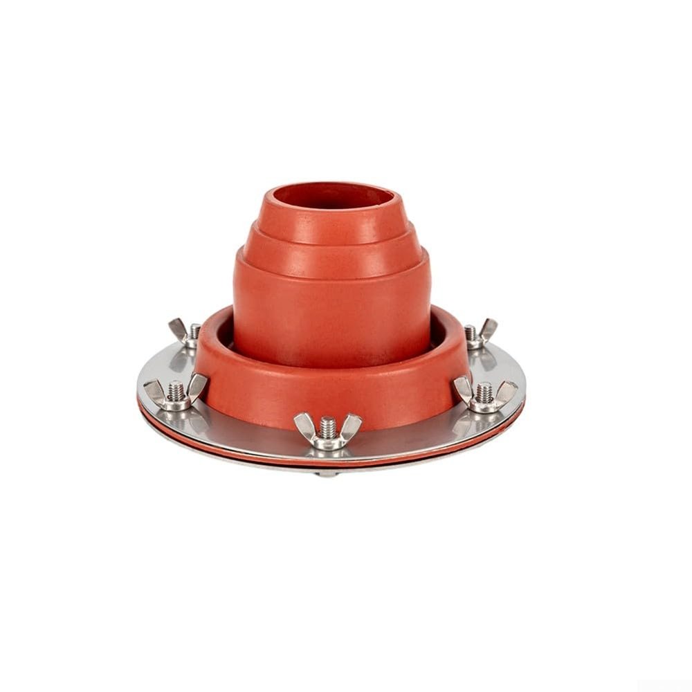 Tent Stove Jack Kit,Roof Pipe Flashing Boot, Silicone Pipe Flashing Vent Boot,Tent Flue Flashing Kit Compatible with for Bell Tent, Frontier Stove /3891