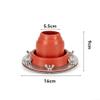 Tent Stove Jack Kit,Roof Pipe Flashing Boot, Silicone Pipe Flashing Vent Boot,Tent Flue Flashing Kit Compatible with for Bell Tent, Frontier Stove /3891 view 2