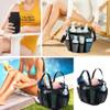TQQEPOOL Mesh Shower Caddy Portable for College Dorm with 7-Pockets,Shower Bag for Bathroom Hanging,Essentials for Beach Gym Swim Camp Travel view 4