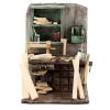 Carpenter corner 15X10X10 cm DIY Neapolitan nativity scene 10 cm view 1