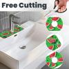 Watermelon fresh fruit Printed Faucet Mat,Rubber Anti-slip Sink Faucet Mat Pad Splash Guard Absorbent Fast Drying Mat for kitchen Bathroom 15" X 5.5" view 3