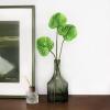 AtHomeYuyue 3pcs Artificial Anthurium Lily Flowers 22" Green Fake Plastic Tropical Flowers for Vase Bouquets Home Office Wedding DecorGreen view 3