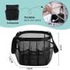 TQQEPOOL Portable Mesh Shower Caddy Bag,Foldable Mesh Shower Tote Bag,Mesh Shower Caddy for College Dorm,Gym, Swimming, Yoga,Travel and Beach view 2