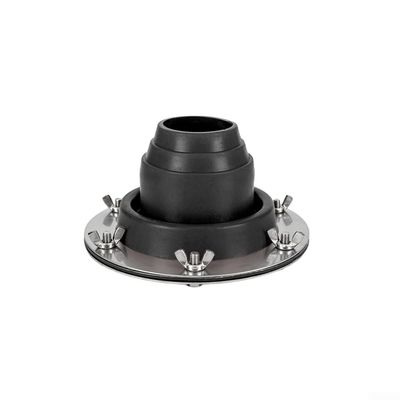 Tent Stove Jack Kit,Roof Pipe Flashing Boot, Silicone Pipe Flashing Vent Boot,Tent Flue Flashing Kit Compatible with for Bell Tent, Frontier Stove /3890