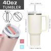 40 OZ Sloth Tumbler with Handle.Sloth Lover Cup Gift.40 OZ Unique Birthday Christmas Sloth Tumblers Gifts for Women Men. view 2
