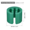 MECCANIXITY Clothes Hanger Marker Blank Fit 3.5mm Rod Deep Green 300Pcs view 2