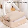 Ultra Space Saving Self Compression Organizer,2024 NEW Heavy Duty Moving Bags,Storage Tote for Space Saving, Self Compression Moving Organizer Bags for Comforters,Clothes,Blankets(Apricot,XL) view 4