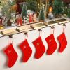 popamaz Christmas Stocking Holders for Mantle, Weighted Stocking Hangers, Christmas Stocking Hooks for Tables Window Fireplace Mantle Decoration(Bronze,8PCS) view 2