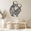 DecoSoul Couple Skeleton Metal Wall Art, Skeleton Lovers Wall Decor, Soulmate Forever Lover Art, Gothic Decor, Skull Hanging, Gift, Valentines Day Gift for Couple, (23.7 x 31.5/60.2 x 80 cm) view 2