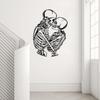 DecoSoul Couple Skeleton Metal Wall Art, Skeleton Lovers Wall Decor, Soulmate Forever Lover Art, Gothic Decor, Skull Hanging, Gift, Valentines Day Gift for Couple, (23.7 x 31.5/60.2 x 80 cm) view 4