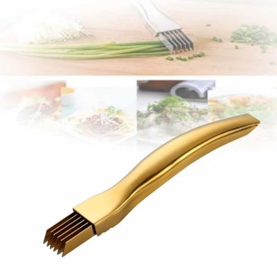 2024 New Upgrade Stainless Steel Chopped,Shred Silk The Knife Green Onion Knife, Kitchen Vegetable Cutter Sharp Scallion Shredding Cutter Household Multifunctional Food Slicer Gadget