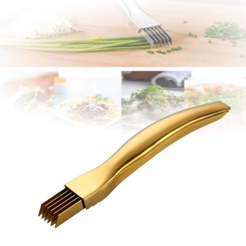 2024 New Upgrade Stainless Steel Chopped,Shred Silk The Knife Green Onion Knife, Kitchen Vegetable Cutter Sharp Scallion Shredding Cutter Household Multifunctional Food Slicer Gadget