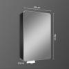 Rectangle Medicine Cabinet Mirror with Shelf,Bathroom Mirror with Storage,Over The Toilet Aluminum Medicine Cabinets,Surface Wall Mounted,Not Recessed,for Bathroom Laundry Room Kitchen(50X70CM) view 2