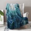 Shark Ocean Blanket Gifts - Sea Nautical Lovers Creature Nautical Themed Underwater World Throw for Women Kids Adults Travel Camping Decor Soft Birthday Christmas Lightweight Blanket 60"x80" view 3