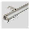 Aluminium Curtain Track Silent Alloy Bearing Pulleys Single Straight Rails Ceiling Perforated Mounting Electrophoresis Heavy Duty Curtain Track Track Fittings for Separating Room Privacy(Brown,4.9ft) view 1