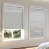 BERISSA Dual Roller Shades,Double Window Blinds,Blackout and Light Filtering Shades,Thermal Window Shades for Home Office, Easy to Install(5% Solar Gray+Blackout Linen Gray),58" W x 80" H view 2