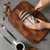 Acacia Cutting Board, Solid Wood Cutting Board, Fruit And Cheese Tray For Cutting Meat, Fruit, Bread Or Vegetables(40x28x2cm) view 3