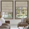 Sulugood Cordless Roman Shades for Windows Blackout Roman Blinds,Room Darkening Thermal Insulated Window Shades for Home Living Room Bedroom, Blackout - Light Brown 25" W x 56" H view 2
