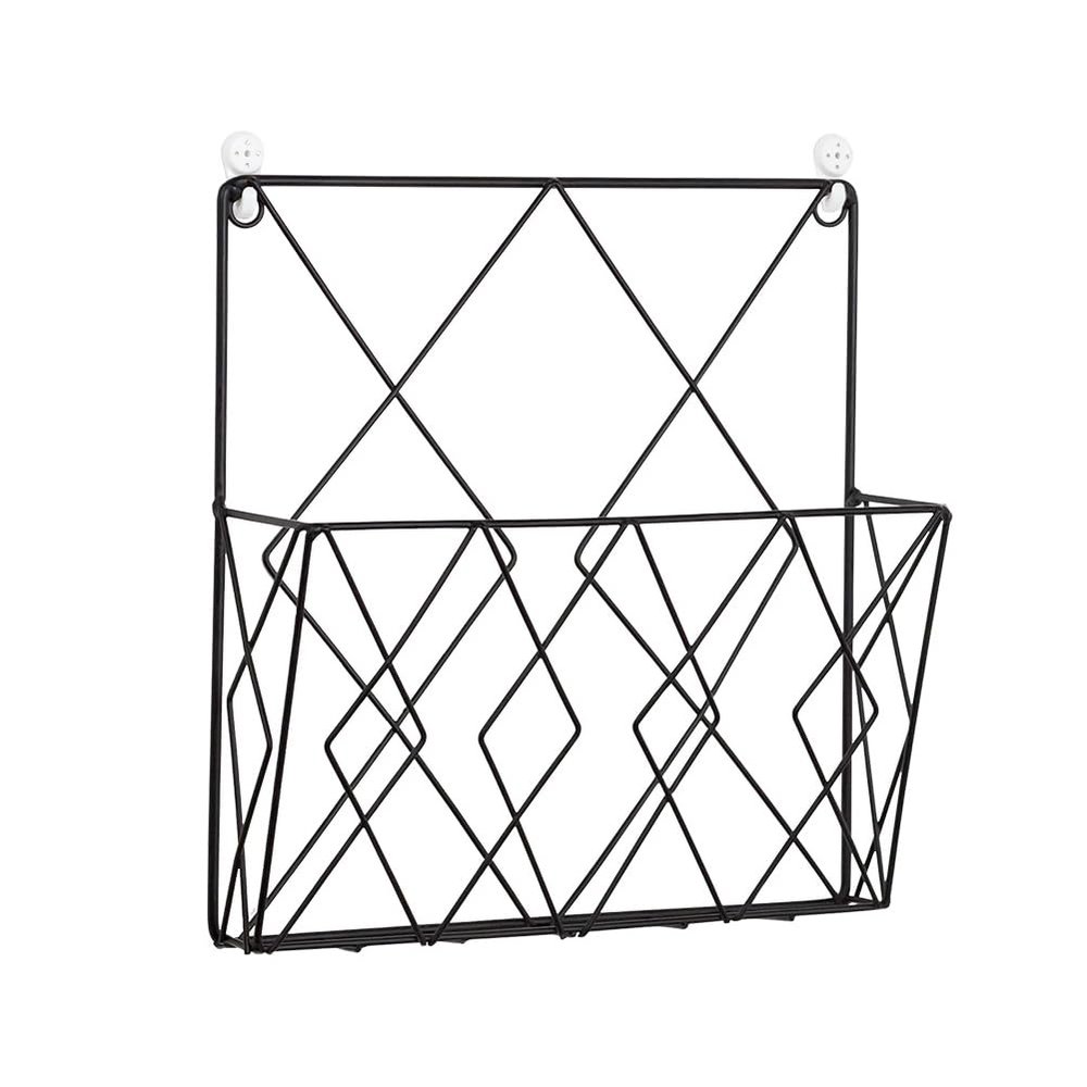 EUBUY Book Wall Holder Metal Wall Rack Wall Hanging Book Organizer Book Display Stand Wall Shelf for Magazines Novels for Bathroom,Kitchen,Living Room Decor