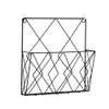 EUBUY Book Wall Holder Metal Wall Rack Wall Hanging Book Organizer Book Display Stand Wall Shelf for Magazines Novels for Bathroom,Kitchen,Living Room Decor view 1