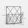EUBUY Book Wall Holder Metal Wall Rack Wall Hanging Book Organizer Book Display Stand Wall Shelf for Magazines Novels for Bathroom,Kitchen,Living Room Decor view 2