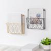 EUBUY Book Wall Holder Metal Wall Rack Wall Hanging Book Organizer Book Display Stand Wall Shelf for Magazines Novels for Bathroom,Kitchen,Living Room Decor view 4