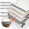 Folding Bed with Mattress for Adults Thickened Steel Pipe Adjustable in 7 Positions for Living Room Apartment Office, with Wheels, Adjustable Armrests(190x90x30cm) view 3