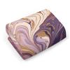 QWNMD Soft Feel Towels Purple and Gold Marble Printed Hand Towels Superfine Fiber Towels Face Towels for Bathroom Travel Camp Hotel Spa Pool 28.7" X 13.8" view 4