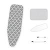 CHEMYO Ironing Board Cover with Extra Thick Padding, Iron Board Cover with Padding with Protective Scorch Mesh Cloth and Fasteners(Gray,32x12in) view 1