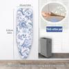 CHEMYO Ironing Board Cover with Extra Thick Padding, Iron Board Cover with Padding with Protective Scorch Mesh Cloth and Fasteners(Blue,43x14in) view 4