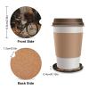 Bicycle Car Coasters Waterproof Anti Slip Car Cup Holder Drink Coasters with Finger Slot Auto Accessories for Women Men view 2
