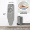 CHEMYO Ironing Board Cover with Extra Thick Padding, Iron Board Cover with Padding with Protective Scorch Mesh Cloth and Fasteners(Dark Gray,43x14in) view 4