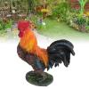 lvifloae Garden Statues Chicken Statue Resin Chicken Statue Garden Decoration Chicken Ornaments Yard Art for Outdoor Backyard Patio Lawn Decoration Rooster (Rooster) view 3